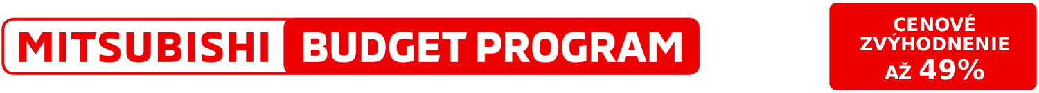 Zvýhodnění Mitsubishi Budget Program Zvýhodnění Mitsubishi Budget Program